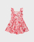 Vestido Menina Estampa Laço Em Algodão Texturizado - Carinhoso - Esmeralda Baby