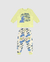 Pijama Longo Infantil Menino Calça Estampada Em Algodão Malwee Kids na internet