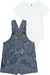 Conjunto Menino Body + Jardineira Em Moletom Piquet - Carinhoso - Esmeralda Baby