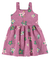Vestido Infantil Botões Decorativos Em Malha Texturizada Malwee Kids - Esmeralda Baby
