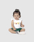 Conjunto Infantil Menina Body Estampa + Pompom Em Algodão Malwee Kids