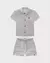 Conjunto Menino Camisa E Bermuda Em Algodão Texturizado - Carinhoso na internet