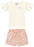 Conjunto Menina Shorts Clochard Estampado Em Viscose - Carinhoso - comprar online