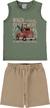 Conjunto Infantil Menino Regata Com Estampa Em Algodão Malwee Kids - Esmeralda Baby