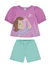 Conjunto Infantil Menina Blusa Com Estampa + Glitter Em Algodão Malwee Kids - comprar online