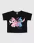 Camiseta Infantil Menina Stitch Disney Em Algodão Malwee Kids na internet