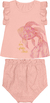Conjunto Menina Blusa Estampada + Calcinha Em Algodão - Carinhoso - loja online