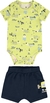 Imagem do Conjunto Infantil Menino Body Estampado + Bermuda Saruel Malwee Kids