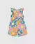 Macaquinho Infantil Menina Evasê Estampa Floral Em Algodão Malwee Kids - comprar online