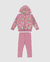 Conjunto Infantil Menina Jaqueta Em Moletom Stretch Flanelado Malwee Kids - loja online