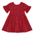 Vestido Infantil Manga Franzida Em Algodão - Esmeralda Baby