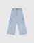 Calça Infantil Menina Wide Leg Bolso Cargo Em Jeans Moletom Malwee Kids na internet