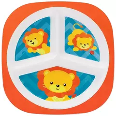 Prato com Divisória Animal Fun BUBA - comprar online