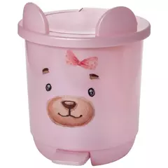 Lixeira c/ Pedal Menina Decorada 6,5L - loja online