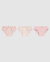 Kit 3 Calcinhas Infantis Menina Em Algodão Malwee Kids - comprar online