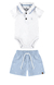 Conjunto Infantil Menino Body Polo Em Algodão Malwee Kids - comprar online