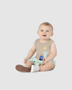 Conjunto Infantil Menino Um Pequeno Fazendeiro Em Algodão Malwee Kids