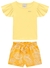 Conjunto Menina Shorts Clochard Estampado Em Viscose - Carinhoso na internet