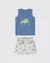 Conjunto Infantil Menino Regata + Bermuda Estampada Em Algodão Malwee Kids - comprar online