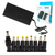 Adaptador Carregador Universal De Notebook Fonte Universal 120W, chave seletora 12V a 24V, com 9 Plugs e Cabo de Força Bivolt - EN eletronicos