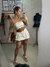 Vestido Ballonê - Branco | Preto - GAB CLOTHING