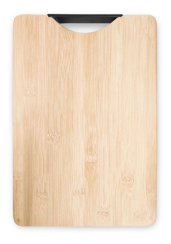 Tabla Corte Picar De Bambu Con Asa Calidad Premium 32 Cm
