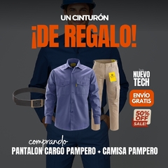 ¡PROMO PAMPERO 3x1! PANTALON CARGO PAMPERO + CAMISA PAMPERO - CINTO DE REGALO - comprar online