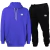 Conjunto Moletom Blusa De Frio + Calça Abrigo Modelo Canguru com Cordinha Neon Estampado - comprar online