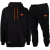 Conjunto Moletom Blusa De Frio + Calça Abrigo Modelo Canguru com Cordinha Neon Estampado