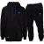 Conjunto Moletom Blusa De Frio + Calça Abrigo Modelo Canguru com Cordinha Neon Estampado - MartinWow