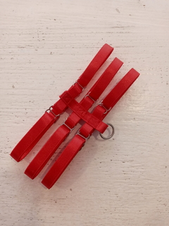 Ligas rojas dobles para portaligas (10 mm) - online store