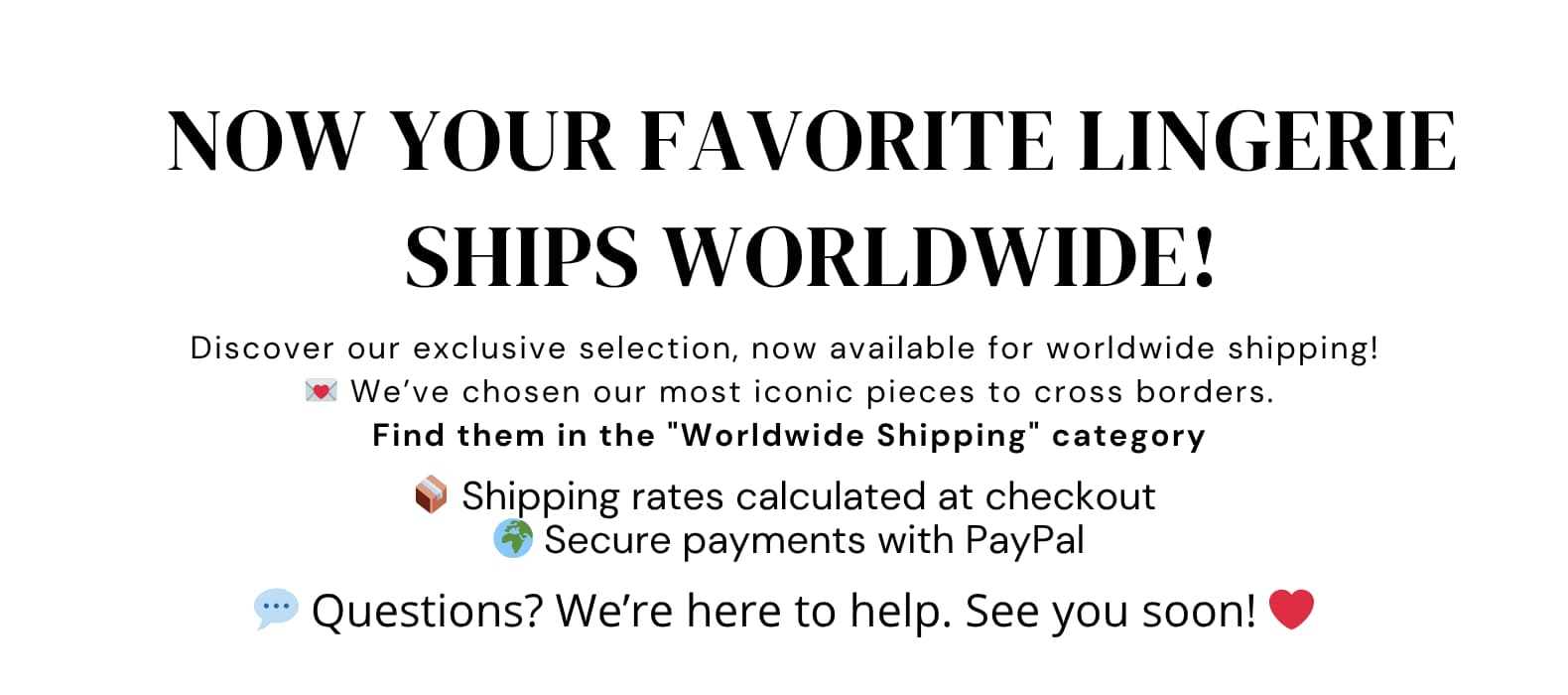 Carrusel Humana Lenceria World Wide Shipping