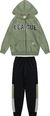 Conjunto Masc 4-6-8 Jaqueta Moletom Com Silk League E Calça Moletom Com Recortes - Babybe