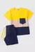 Imagem do Conjunto Infantil Masculino Cores E Bolso