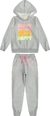 Conjunto Fem 4-6-8 Casaco Moletom Com Silk Happy E Calça Moletom Com Bolso E Cadarco - comprar online