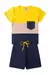 Conjunto Infantil Masculino Cores E Bolso