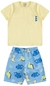 Conjunto Masc 1-2-3 Camiseta Meia Malha Bolso Feltro E Bermuda Moletinho Rotativo Dinos - comprar online