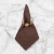 Porta-Guardanapo Murano com Esfera de Vidro e Acabamento Dourado - comprar online