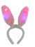 VINCHA de peluche OREJAS DE CONEJO con luz led - comprar online