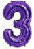 Globos con forma de números