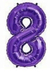 Globos con forma de números - tienda online