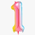 Globos con forma de números en internet