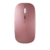 Mouse sem Fio Bluetooth Recarregável LED- Rosa - IA Connect Store