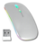 Mouse sem Fio Bluetooth Recarregável LED- Branco - comprar online