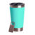 Copo Térmico Inox com Tampa e Abridor 473ML-Verde Água