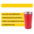 Normal Bluetooth - Copo Térmico Som Led e TAMPA com ABRIDOR (420 ml) - Vermelho - loja online