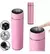 Garrafa Térmica Led com Termômetro- ROSA - comprar online