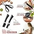 Conjunto Jogo de Facas do Chef Profissional 6 Peças - Preto Premium - loja online