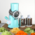 Ralador Fatiador Manual de Legumes Giratório Multiuso Inox 3 em 1 Azul Celeste - comprar online