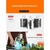 Ralador Fatiador Manual de Legumes Giratório Multiuso Inox 3 em 1 Azul Celeste - IA Connect Store